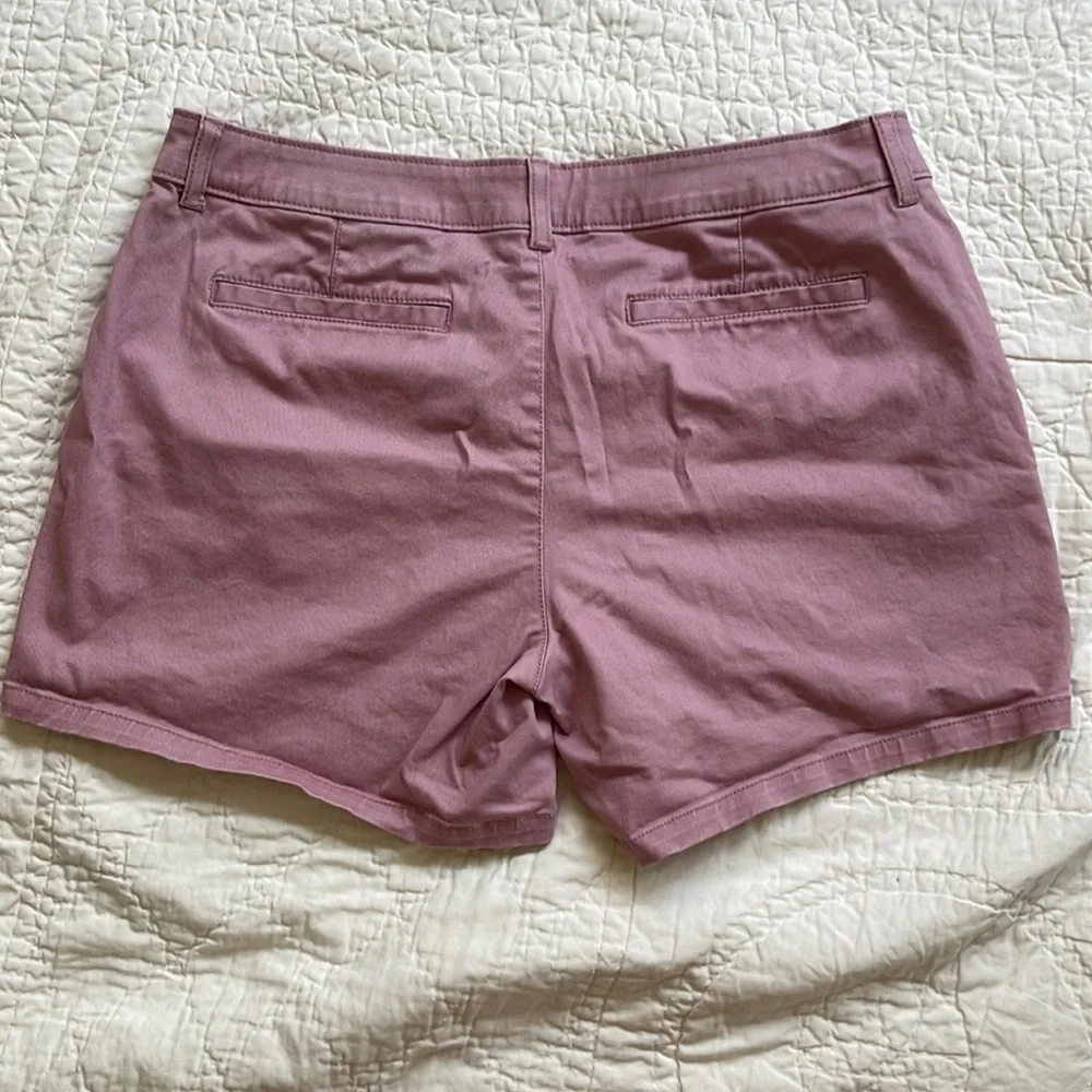 Pink Mid Rise Shorts - Picture 3 of 3